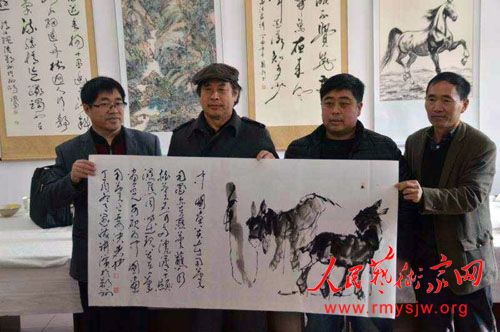 白洋淀鄚州镇庆元旦书画文艺联欢会在鄚州镇政府举行 白洋淀鄚州镇庆元旦书画文艺联欢会在鄚州镇政府举行