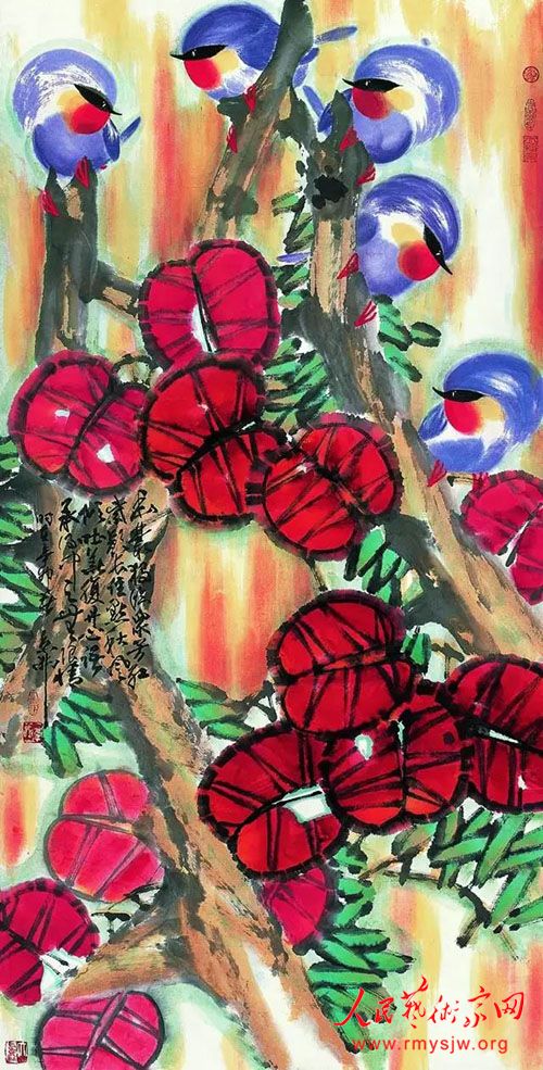 �����������Ųʻ��񻭣��Գ�һ�ɣ�������Ŀ