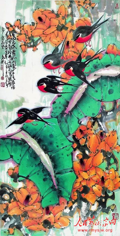 �����������Ųʻ��񻭣��Գ�һ�ɣ�������Ŀ