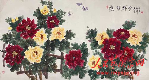 青春不墨千秋画,牡丹无暖四季发 青春不墨千秋画,牡丹无暖四季发