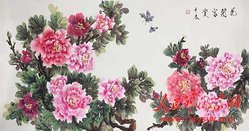 青春不墨千秋画,牡丹无暖四季发 青春不墨千秋画,牡丹无暖四季发