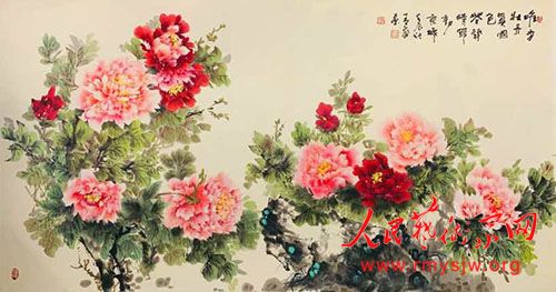 青春不墨千秋画,牡丹无暖四季发 青春不墨千秋画,牡丹无暖四季发